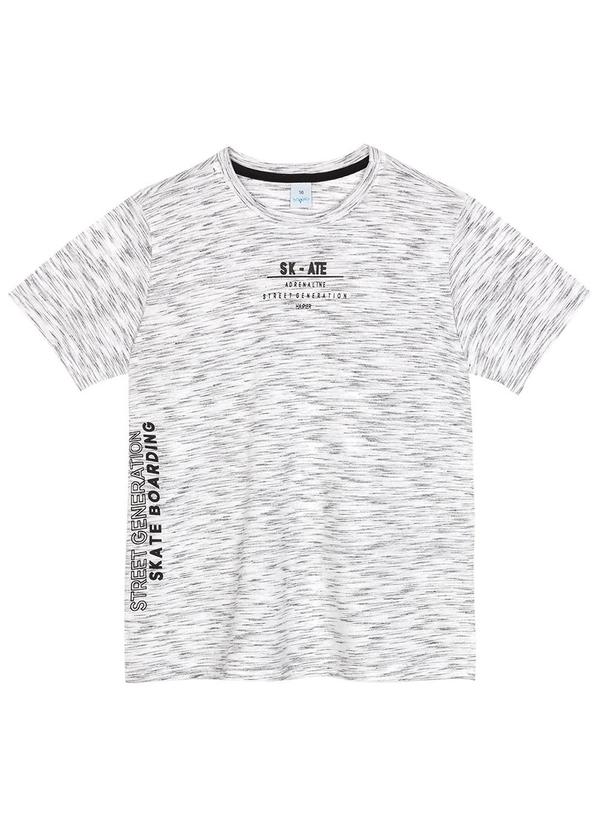 Hapier - Camiseta Juvenil Masculina Branco