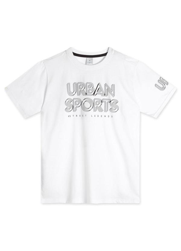 Hapier - Camiseta Juvenil Masculina Branco