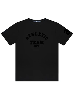 Minty - Camiseta Juvenil Masculina em Meia Malha Preto - MINTY