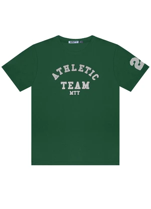 Minty - Camiseta Juvenil Masculina em Meia Malha Verde - MINTY