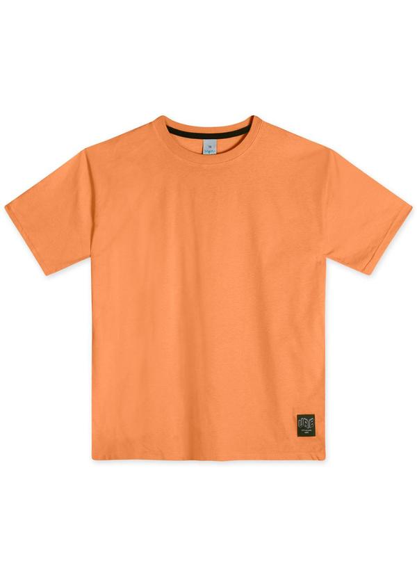Hapier - Camiseta Juvenil Masculina Laranja