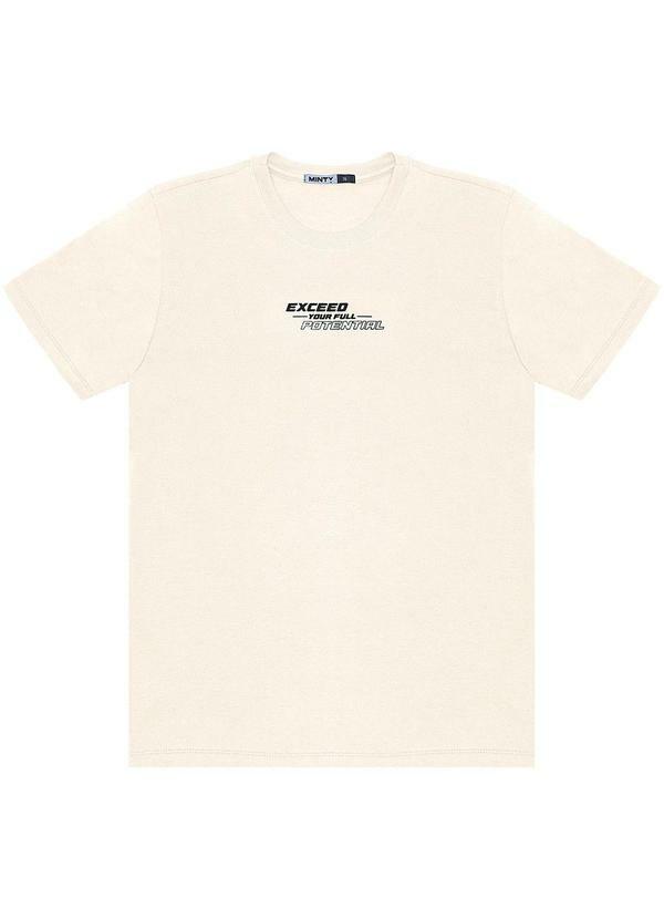 Minty - Camiseta Juvenil Masculina Bege