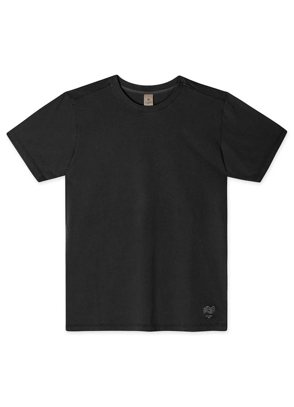 Hapier - Camiseta Juvenil Masculina Preto