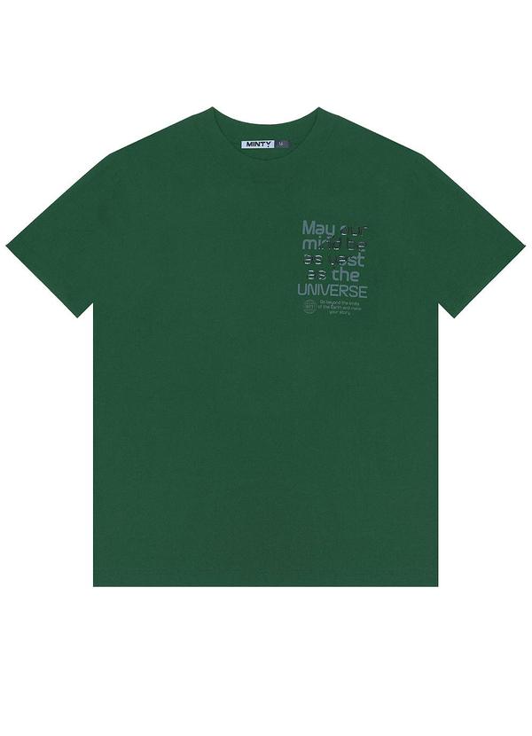 Minty - Camiseta Juvenil Masculina Verde