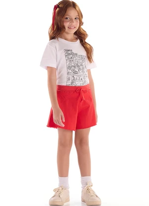 Quimby - Camiseta Kit Canetinhas Pintar Branco - QUIMBY