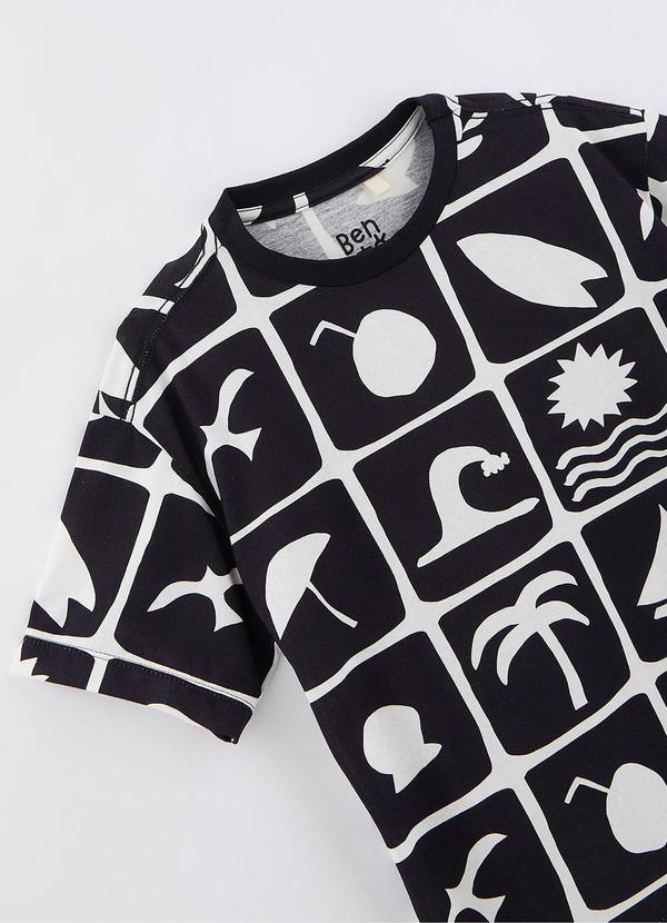 Bento - Camiseta Ladrilho Preto 2