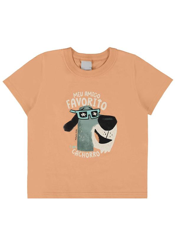 Malwee Kids - Camiseta Laranja Cachorro Menino 2