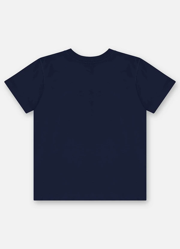 Up Baby - Camiseta Leão Algodão Infantil Azul 4