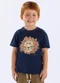Up Baby - Camiseta Leão Algodão Infantil Azul - variação: Azul