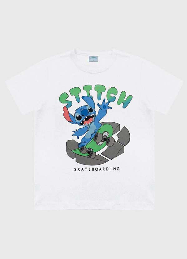 Fakini Kids - Camiseta Lilo & Stitch Branco