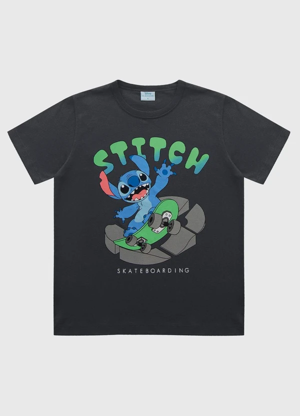 Fakini Kids - Camiseta Lilo & Stitch Cinza 3