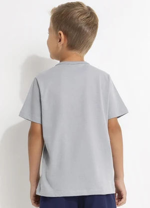 Fakini - Camiseta Lilo & Stitch Cinza - FAKINI
