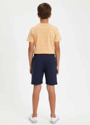 Multimarcas - Camiseta Listrada Bege - MULTIMARCAS