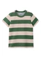 Malwee Kids - Camiseta Listrada em Malha Verde Menta - variação: Verde Menta
