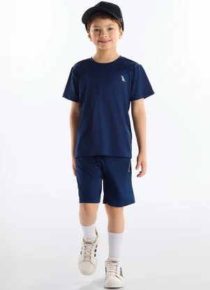 Quimby - Camiseta Malha Dry Fit Azul - QUIMBY