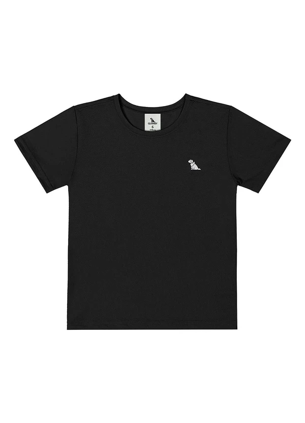 Quimby - Camiseta Malha Dry Fit Preto