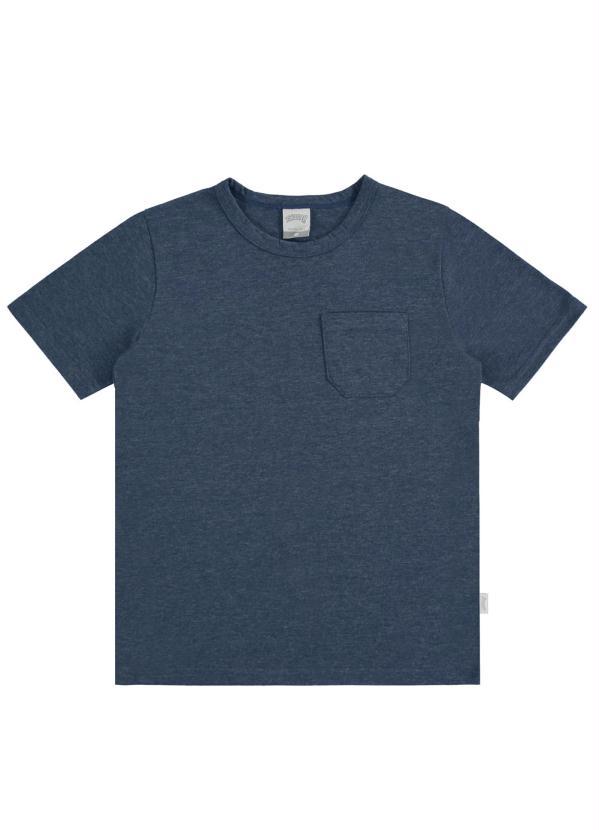 Alakazoo - Camiseta Malha Menino Básica Azul 1