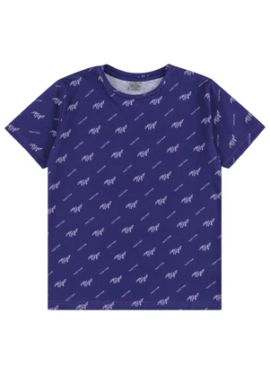 Tigor T Tigre - Camiseta Manga Curta Azul - TIGOR T TIGRE