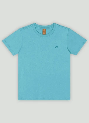 Camiseta Manga Curta Básica Meninos Up Baby Azul - UP BABY