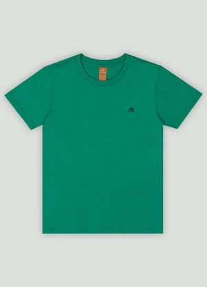 Up Baby - Camiseta Manga Curta Básica Meninos Verde - UP BABY