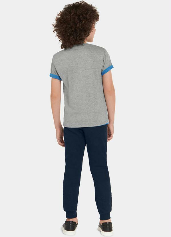 Lilica Ripilica - Camiseta Manga Curta Cinza 4