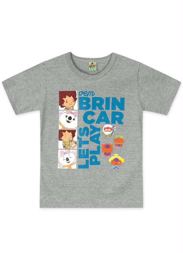 Lilica Ripilica - Camiseta Manga Curta Cinza 5