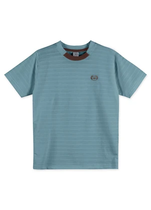 Tigor T Tigre - Camiseta Manga Curta Infantil Azul - TIGOR T TIGRE