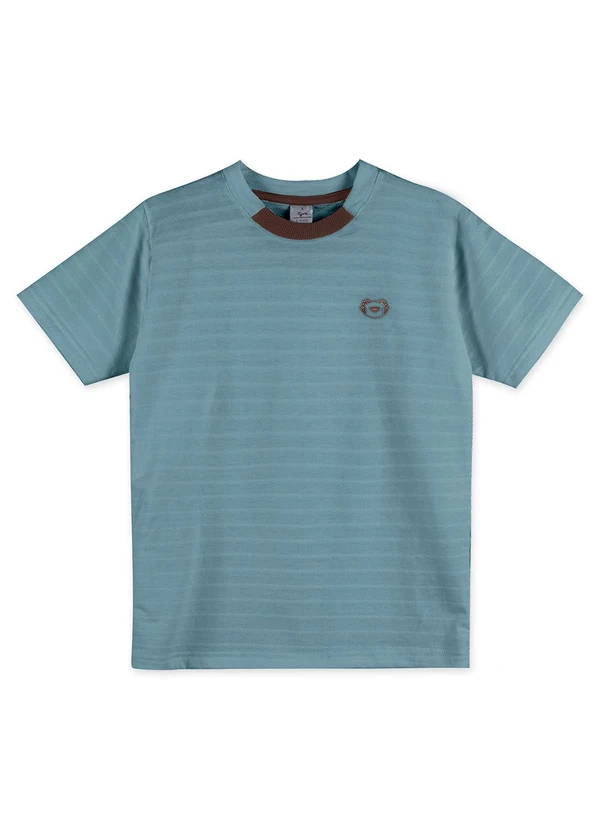 Tigor T Tigre - Camiseta Manga Curta Infantil Azul 1