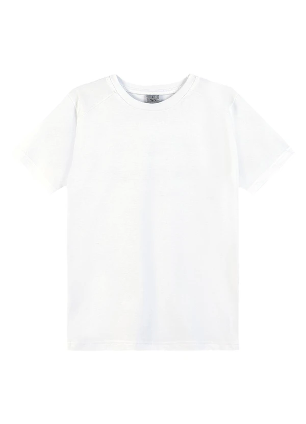 Tigor T Tigre - Camiseta Manga Curta Infantil Branco