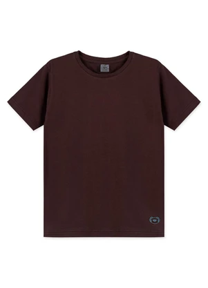 Tigor T Tigre - Camiseta Manga Curta Infantil Marrom - TIGOR T TIGRE