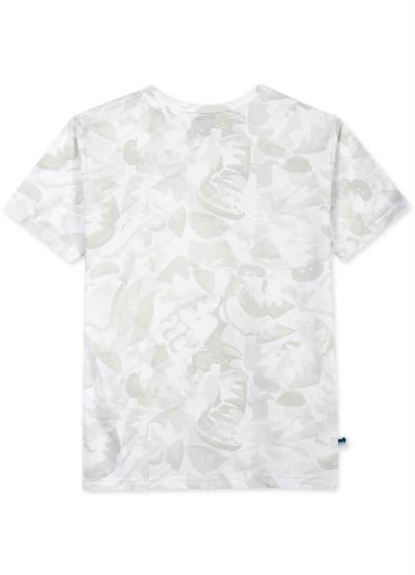 Tigor T Tigre - Camiseta Manga Curta Infantil MeninoBranco 2