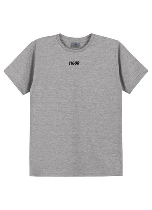 Tigor T Tigre - Camiseta Manga Curta Infantil Mescla - TIGOR T TIGRE