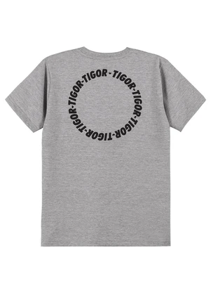 Tigor T Tigre - Camiseta Manga Curta Infantil Mescla - TIGOR T TIGRE