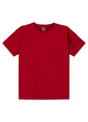 Tigor T Tigre - Camiseta Manga Curta Infantil Vermelho - TIGOR T TIGRE