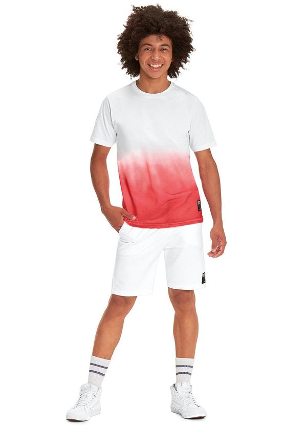 Hapier - Camiseta Manga Curta Juvenil Menino Laranja 2