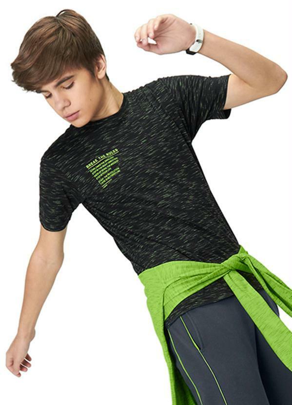 Hapier - Camiseta Manga Curta Juvenil Menino Preto