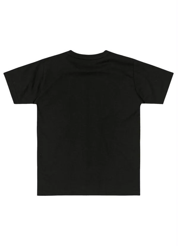 Tigor T Tigre - Camiseta Manga Curta Malha Menino Preto 2
