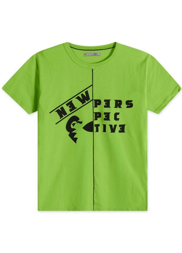 Tigor T Tigre - Camiseta Manga Curta Menino Infantil Verde