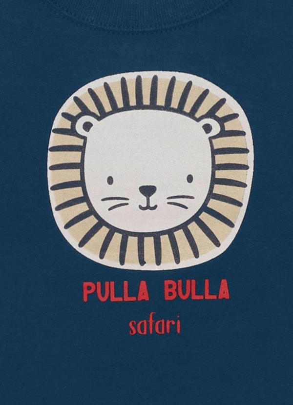 Pulla Bulla - Camiseta Manga Curta Menino Azul 2