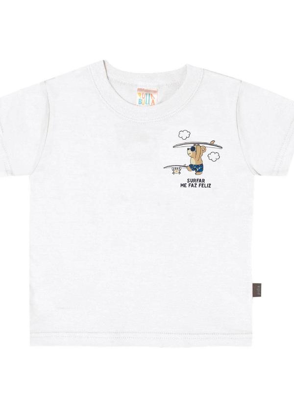 Pulla Bulla - Camiseta Manga Curta Menino Branco