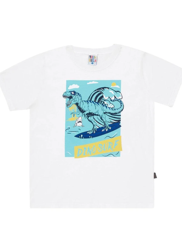 Pulla Bulla - Camiseta Manga Curta Menino Branco