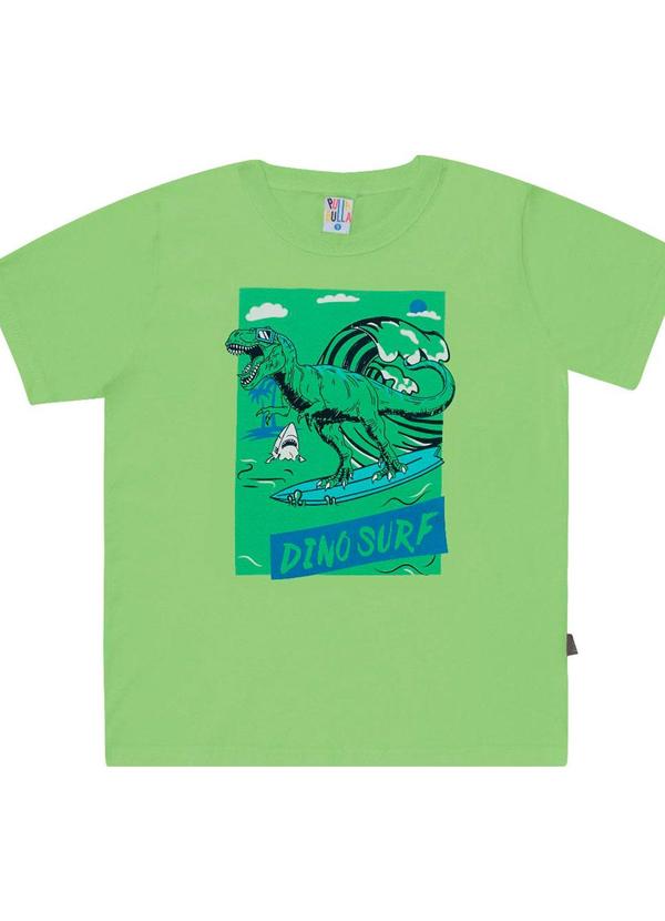 Pulla Bulla - Camiseta Manga Curta Menino Verde