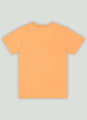 Up Baby - Camiseta Manga Curta Meninos Laranja - UP BABY
