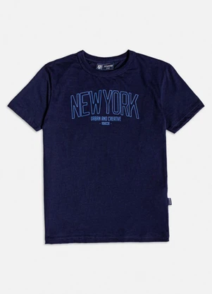 Youccie - Camiseta Manga Curta New York Azul - YOUCCIE
