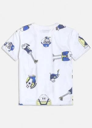 Youccie - Camiseta Manga Curta Off Monster Crew Off White - YOUCCIE