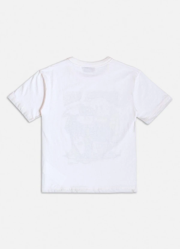 Youccie - Camiseta Manga Curta Off Monster Crew Off White 2