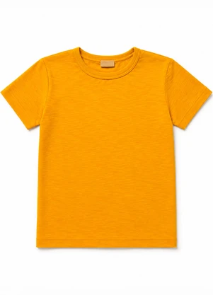 Marlan - Camiseta Manga Curta Texturizada Amarelo - MARLAN