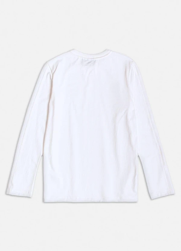Youccie - Camiseta Manga Longa Básica Off White 2