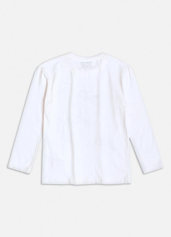 Youccie - Camiseta Manga Longa do Dino Skiclub Off White 2