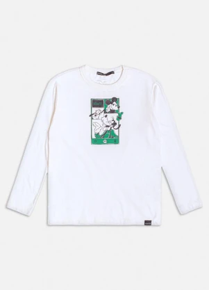Youccie - Camiseta Manga Longa do Mickey Off White - YOUCCIE